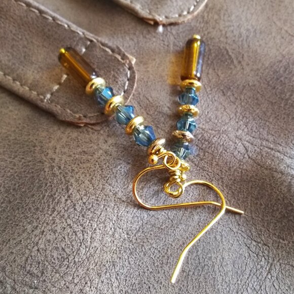 Handmade: Stick Earrings! Slim Beaded & Lightweight ~ Each Pair is different! - Picture 3 of 6